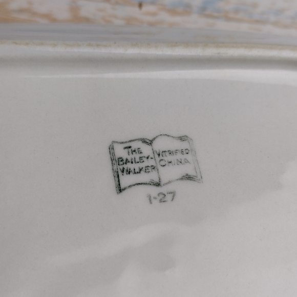 Bailey Walker China Oval Dish Hicks Tavern - Picture 7 of 9